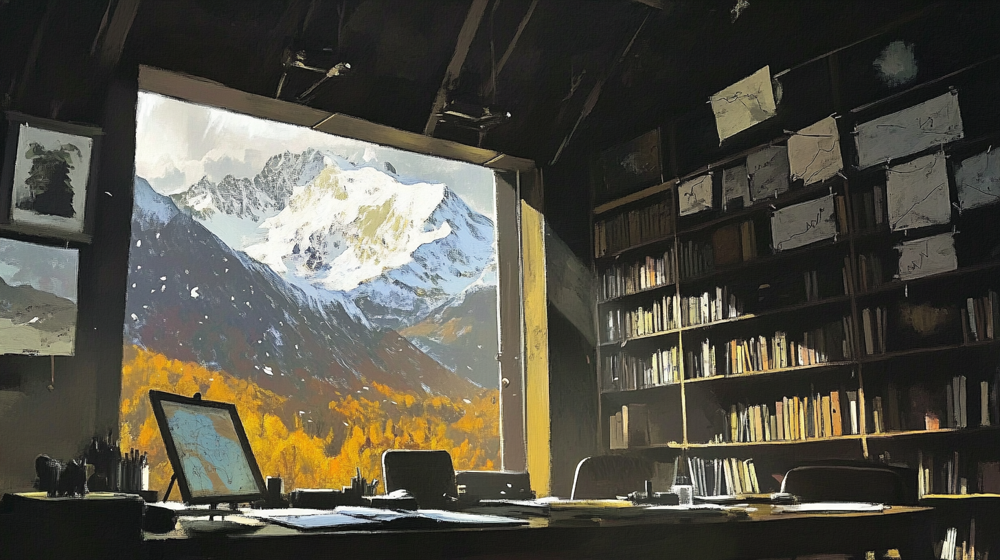 zhoya.yao_Atmospheric_oil_painting_interior_of_an_explorers_s_5be0170e-e06e-452a-b22b-83ec6148351a_0.png