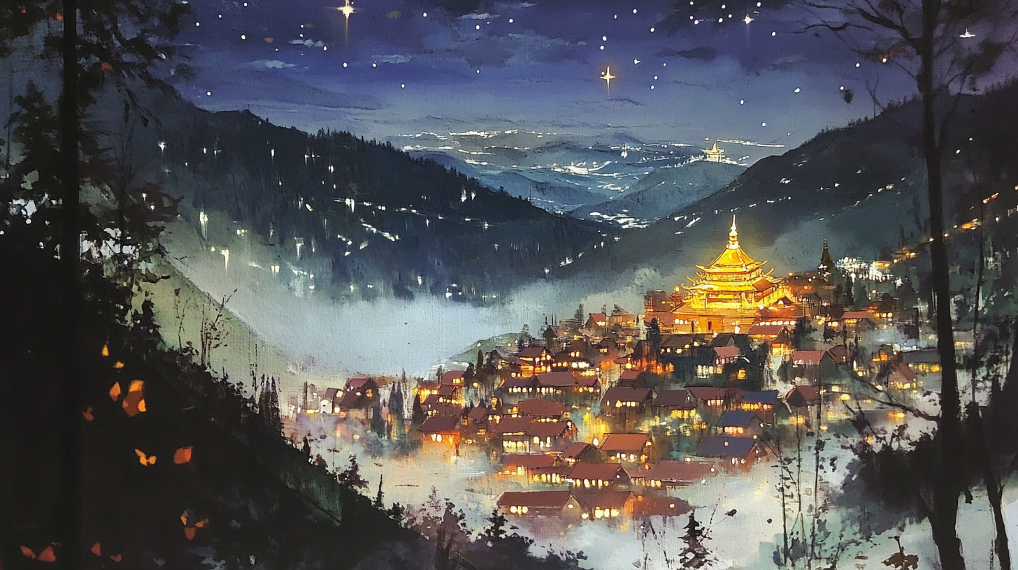 zhoya.yao_Atmospheric_oil_painting_Larung_Gar_Buddhist_Academ_97aac11d-6aca-4a2f-b9b4-ee9931de601b_2.png