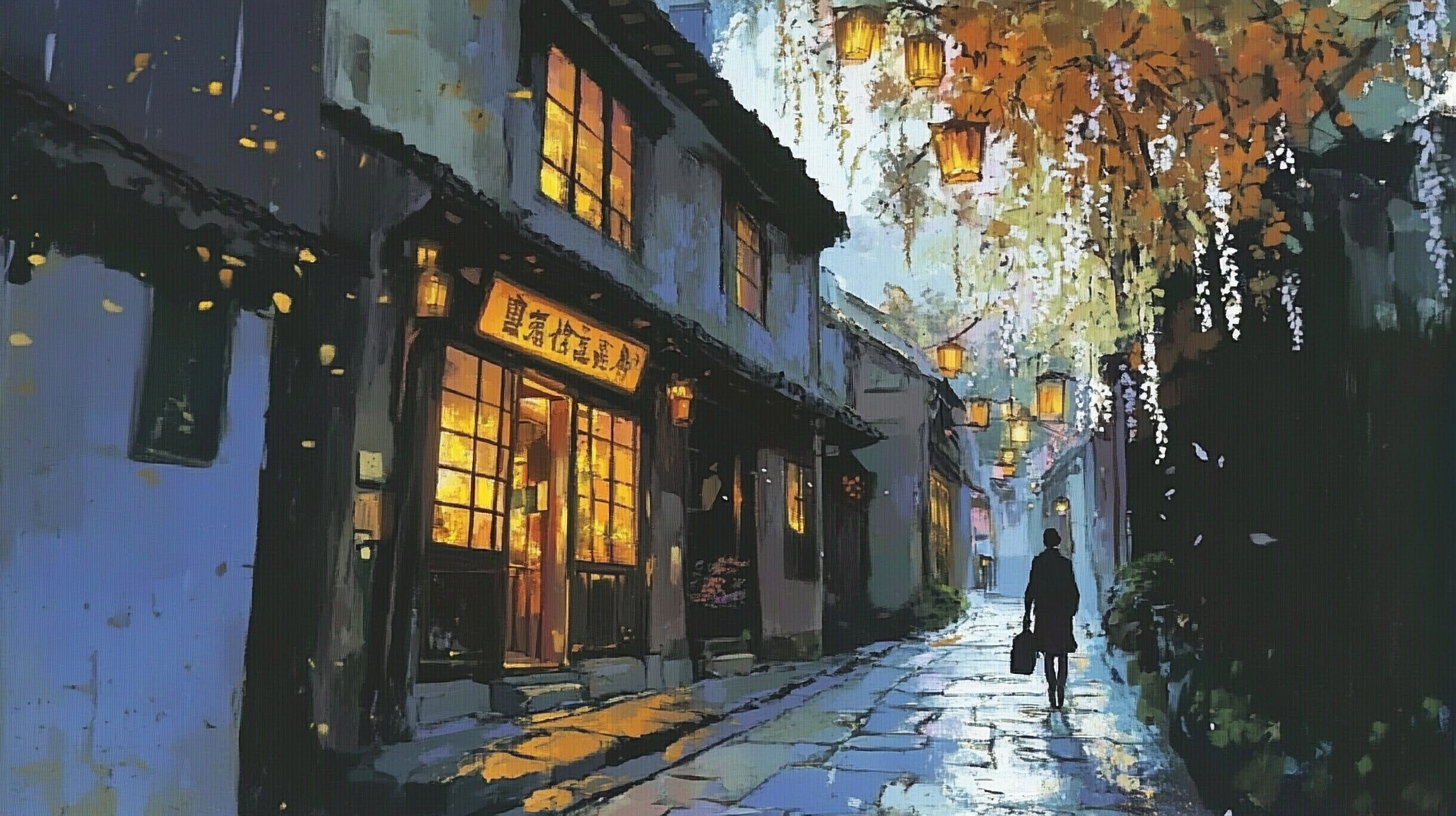 zhoya.yao_Atmospheric_oil_painting_narrow_old_alley_in_Jiangn_065f3a3c-882c-4f65-9a8e-8ef5c45e6791_2.png